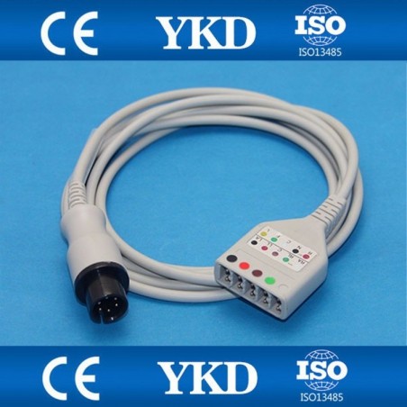 Kabel Mindray, Goldway, Edan, Zoll połączeniowy z odprowadzeniami EKG (5-odpr.)