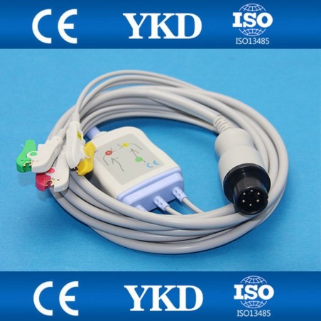 Kabel EKG Mindray, Goldway, Edan, Zoll Goldway kompletny 3-odpr.