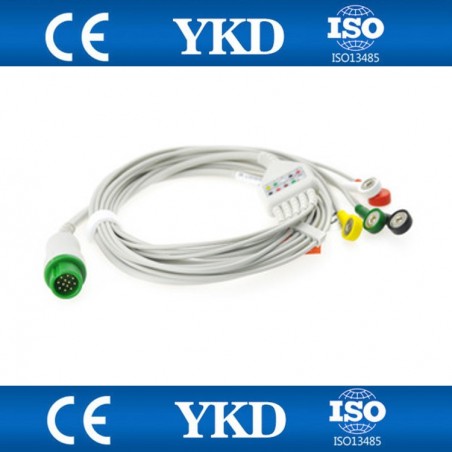 Kabel EKG LifePak -12, -15, -20 kompletny 5-odpr.