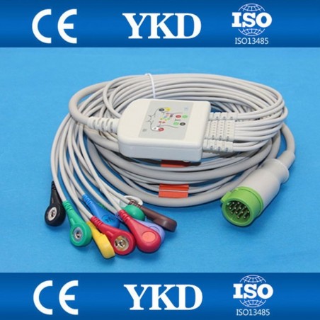 Kabel EKG LifePak -12, -15, -20 kompletny 10-odpr.