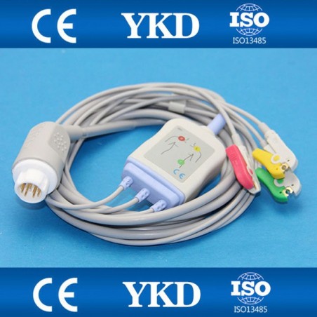 kabel EKG Philips, HP, Nihon Kohden, Siemens, Welch Allyn, Solaris, NewTech 5 odprowadzeń Kompletny