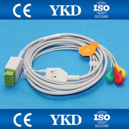 Kable EKG GE Healthcare kompletny EKG 3-odpr.