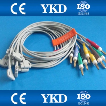 Kable EKG do HP Philips elektrokardiograf TC30  TC60, m1700a / 1701a / 1702a