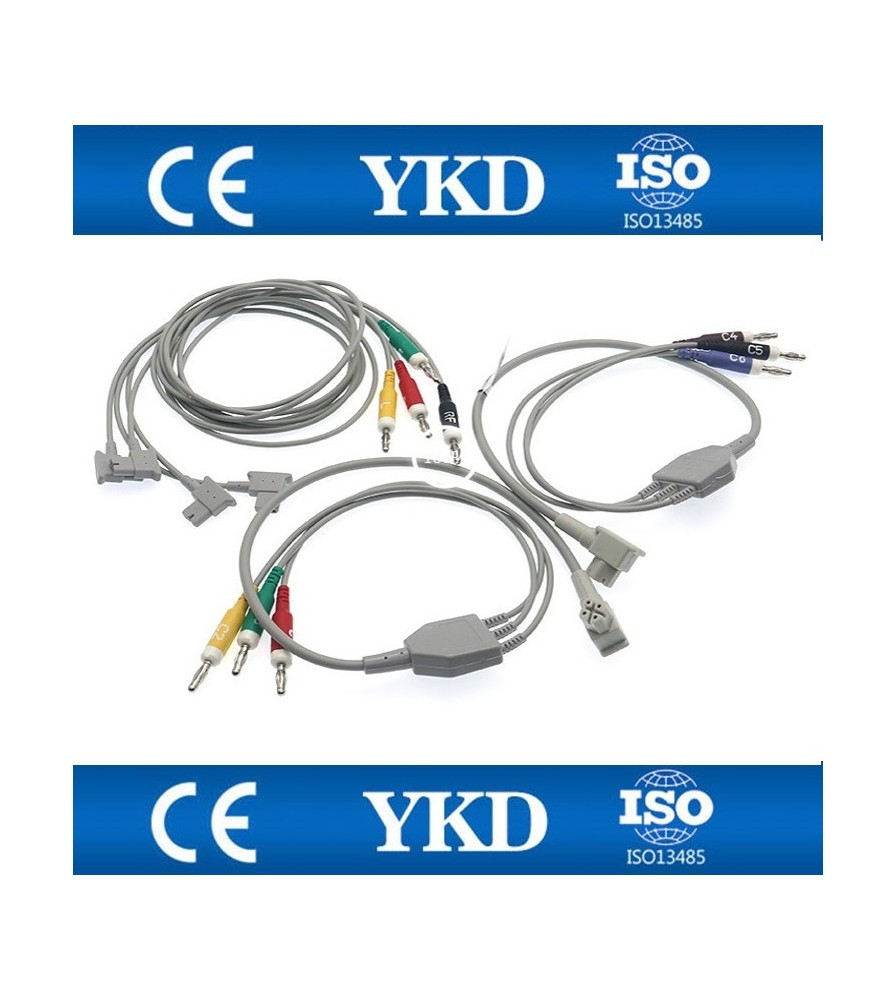 Kable EKG do HP Philips elektrokardiograf TC30  TC60, m1700a / 1701a / 1702a