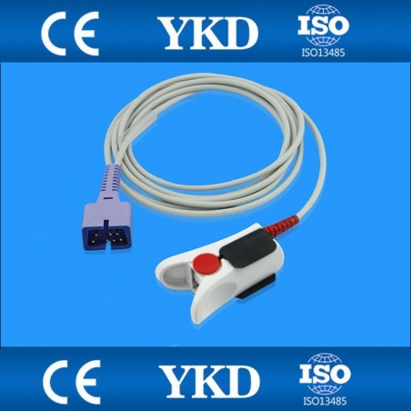 Nellcor SpO2 klips dla dorosłych 7pin Mindray długi kabel 3 metry