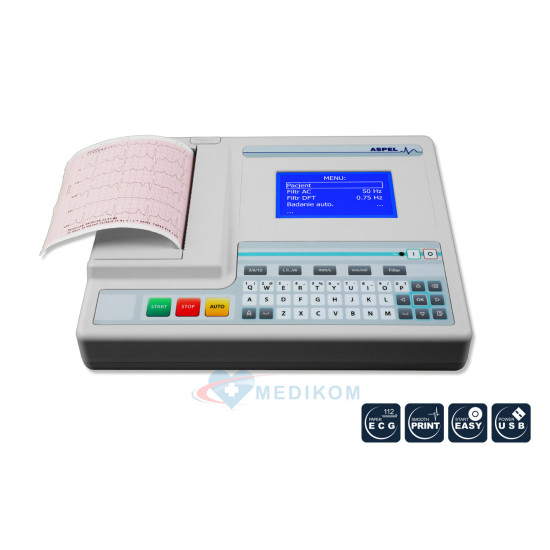 Aspel, Elektrokardiograf, aparat ekg, MINT