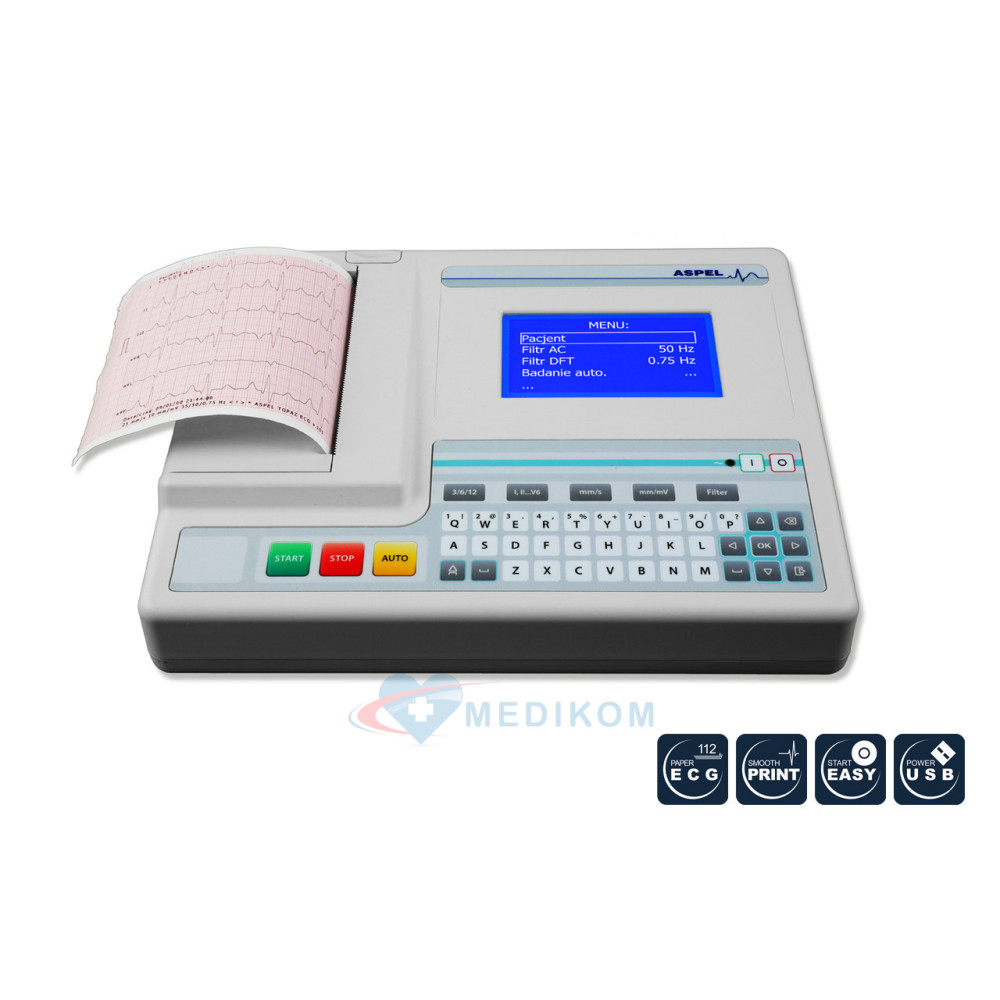 Aspel, Elektrokardiograf, aparat ekg, MINT