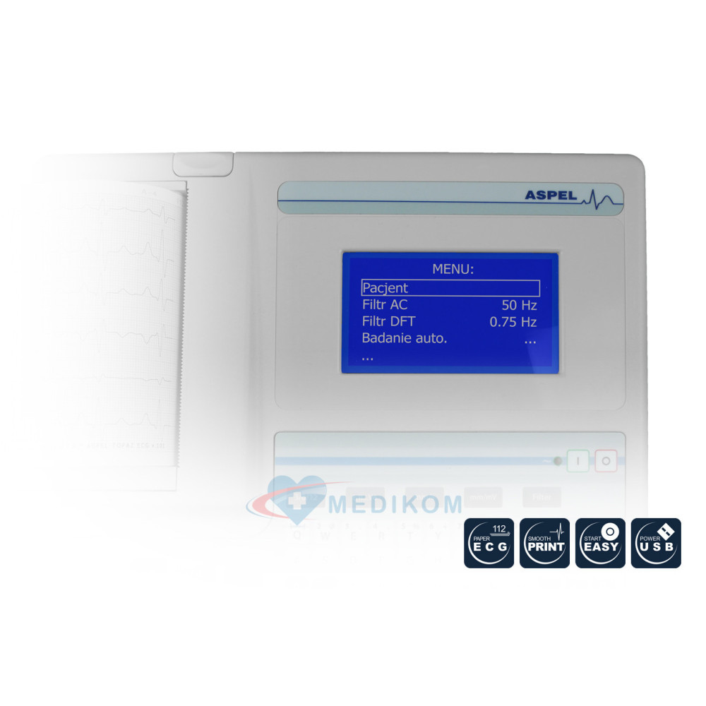 Aspel, Elektrokardiograf, aparat ekg, MINT