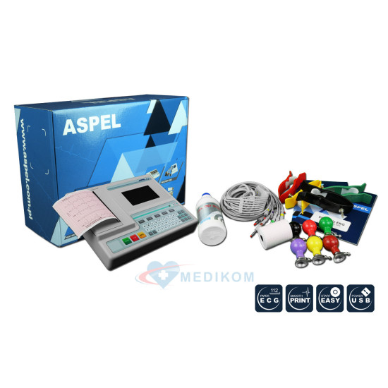 Aspel, Elektrokardiograf, aparat ekg, MINT