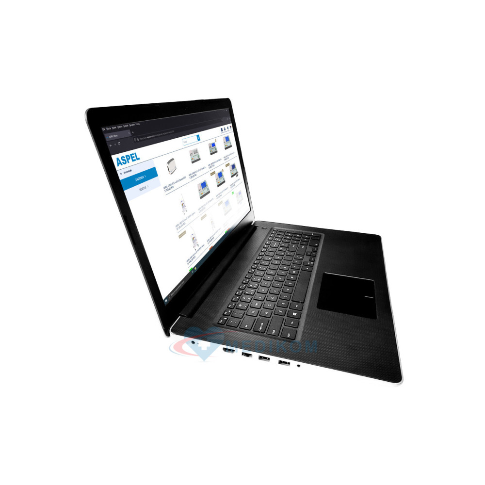 laptop 17" do obsługi urządzeń firmy ASPEL